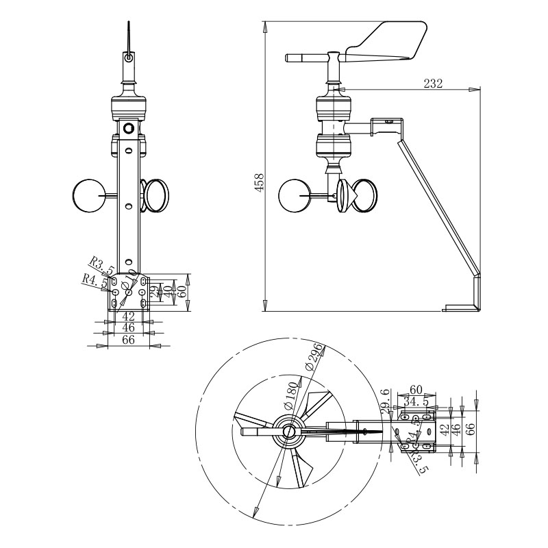 Integrated Wind Speed And Direction Sensor (S type)